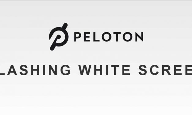 How to Fix the Flashing White Screen on a Peloton